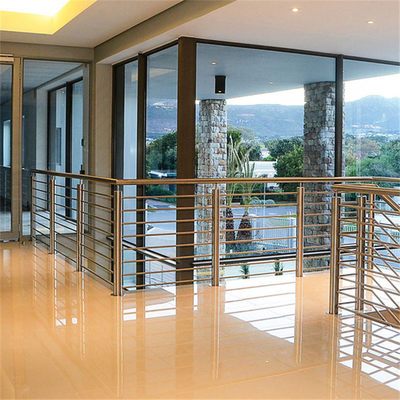 Barandilla de acero inoxidable de la escalera, Rod Bar Interior Stair Railings para el balcón
