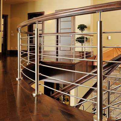 Rod Bar Steel Balcony Railings, carril interior de la escalera para la terraza de la cubierta del apartamento