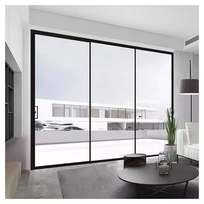 Puertas interiores de cristal de la puerta deslizante promoción práctica de aluminio del diseño de la nueva