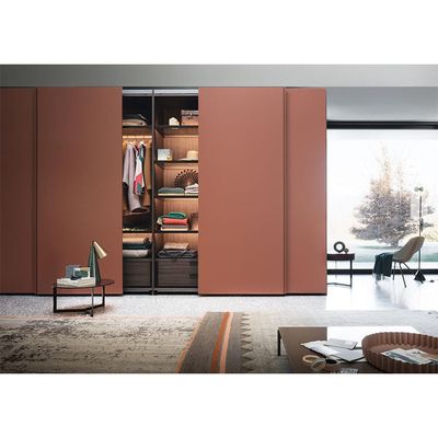 Muebles modernos Dormitorio de armario de puerta corredera personalizado de gama alta
