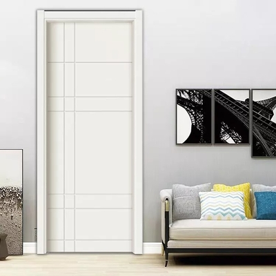Puerta compuesta modificada para requisitos particulares del PVC de la prenda impermeable WPC para el dormitorio interno