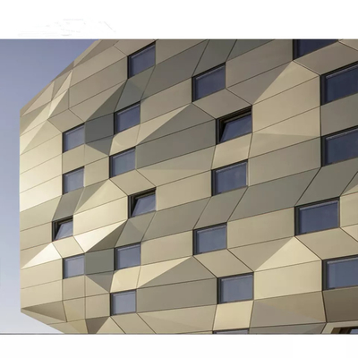 Pared exterior impermeable de la construcción, muro cortina de cristal doble de aluminio