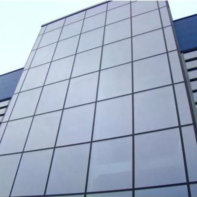 Revestimiento de aluminio Muro cortina de vidrio con doble acristalamiento Impermeable moderno