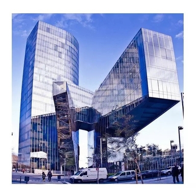 Marco de aluminio Ventana Unidad de vidrio Muro cortina Residencial moderno