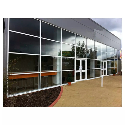 Estructura expuesta Revestimiento de aluminio Muro cortina Vidrio transparente