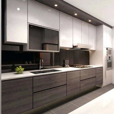 Encimera de PVC Cocina Gabinetes modernos Accesorios para muebles
