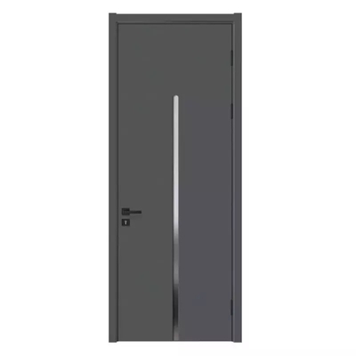 Interior impermeable moderno de madera de la puerta de madera del cuarto de baño del vidrio esmerilado 45m m/50m m