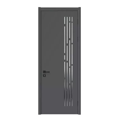 Interior impermeable moderno de madera de la puerta de madera del cuarto de baño del vidrio esmerilado 45m m/50m m
