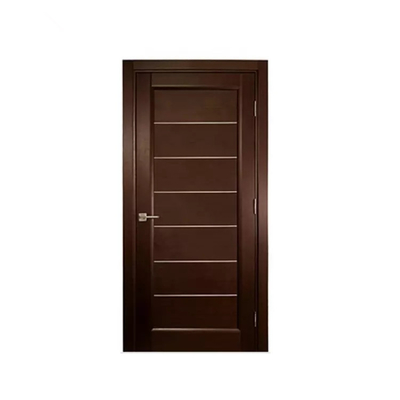 Puerta de madera interior moderna del diseño del sitio, puerta de madera del MDF del CE