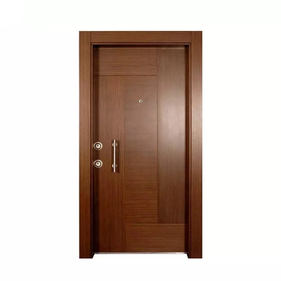 Puerta de madera interior moderna del diseño del sitio, puerta de madera del MDF del CE