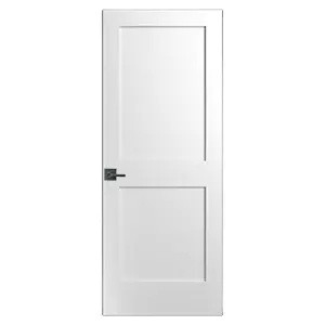 Puerta interior de madera dura modificada para requisitos particulares de la coctelera del diseño de madera para el apartamento
