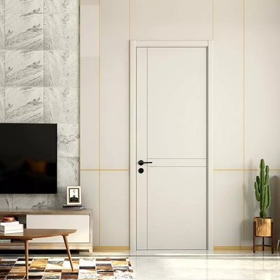 Puertas modernas de Tailandia de la madera contrachapada de HDF, puerta de madera interior modificada para requisitos particulares