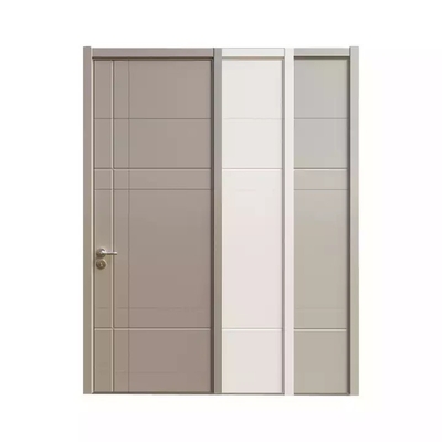 Puertas modernas de Tailandia de la madera contrachapada de HDF, puerta de madera interior modificada para requisitos particulares