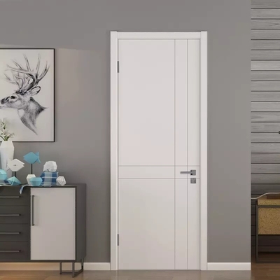 Puertas modernas de Tailandia de la madera contrachapada de HDF, puerta de madera interior modificada para requisitos particulares