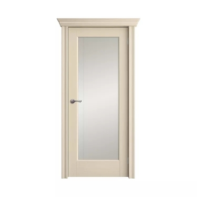 Puertas interiores de madera contrachapada, puerta de encargo de la laca de los marcos del espejo