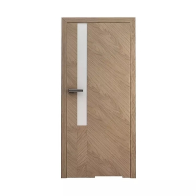 Puertas interiores de madera contrachapada, puerta de encargo de la laca de los marcos del espejo
