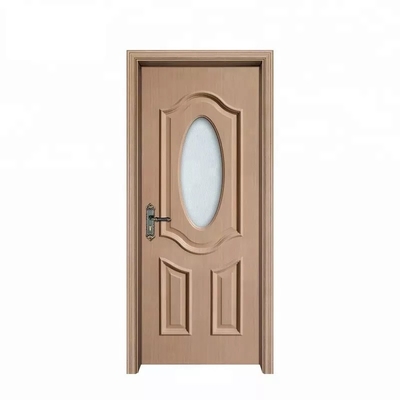 Puertas interiores de laca de la laminación, puerta de madera moderna de cristal impermeable