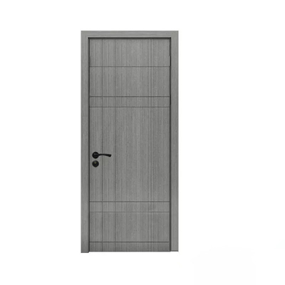 Puertas interiores de la casa de madera moderna, puerta de madera modificada para requisitos particulares de los marcos de la melamina