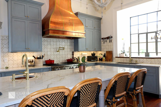 El sistema completo impermeable de madera laquea lustre clásico de los armarios de cocina del MDF alto