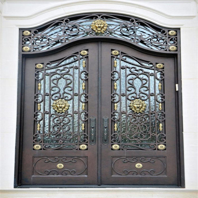 Tubo principal modificado para requisitos particulares del hierro labrado, nueva puerta del hierro labrado de la entrada del diseño