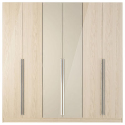 Guardarropa de madera sólido del estilo de encargo chino de los muebles, armarios portátiles de madera de roble