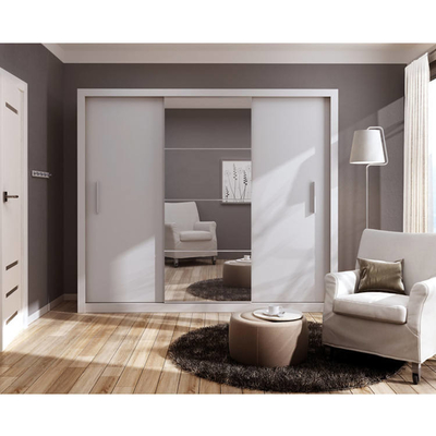 Guardarropa de madera sólido del estilo de encargo chino de los muebles, armarios portátiles de madera de roble