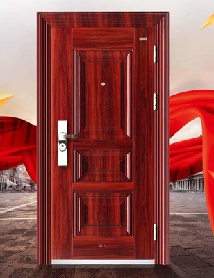 Puerta del tubo principal del hierro de la entrada, puertas de acero de apertura laterales de la seguridad del diseño