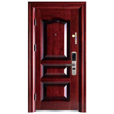 La puerta exterior del metal del acero de la seguridad, contiene las puertas de acero de la seguridad