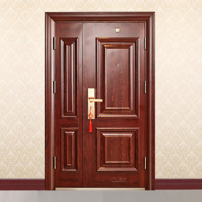 Residencial Burglarproof de la seguridad de la entrada de las puertas de acero principales exteriores de la seguridad
