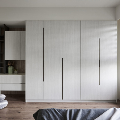 Muebles de madera de encargo de la fábrica de China, guardarropa simple del MDF de la melamina