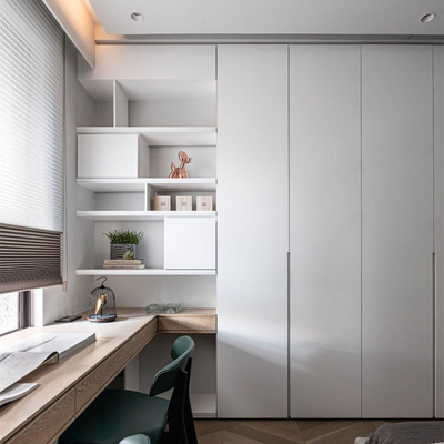 Muebles de madera de encargo de la fábrica de China, guardarropa simple del MDF de la melamina