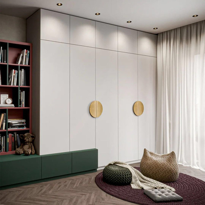 Muebles de madera de encargo de la fábrica de China, guardarropa simple del MDF de la melamina