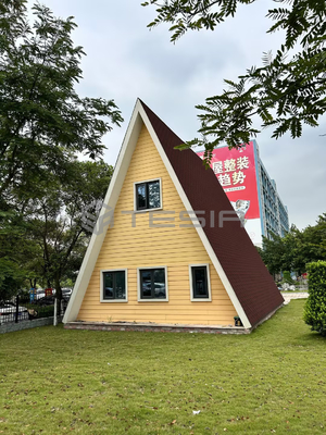 Fácil instalar el chalet prefabricado moderno de la casa prefabricada de acero ligera del edificio