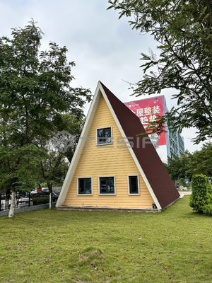 Fácil instalar el chalet prefabricado moderno de la casa prefabricada de acero ligera del edificio