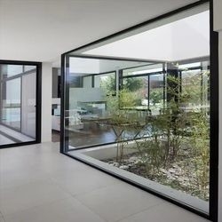 Ventana de imagen de cristal fija grande de aluminio de la extra grande de Windows del piso de Superhosue