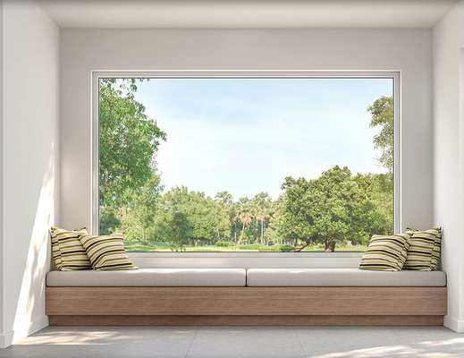 Doble esmaltado con la ventana de imagen colgante horizontal de aluminio del oscilación del vidrio del impacto del huracán