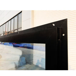 Doble esmaltado con la ventana de imagen colgante horizontal de aluminio del oscilación del vidrio del impacto del huracán