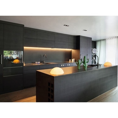 El armario europeo moderno de fabricación del estilo laquea a los armarios de cocina modulares