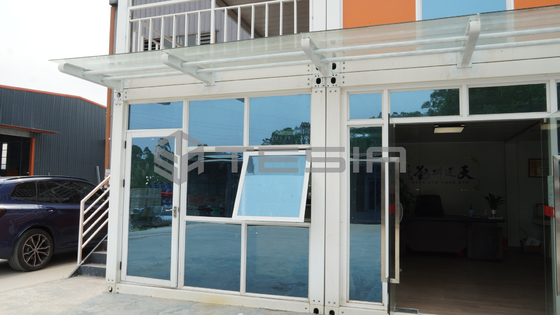 Tiro real de la fábrica dos capas de la casa lista prefabricada modificada para requisitos particulares del envase