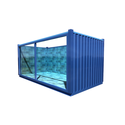 El precio de fábrica de Tesia prefabricó la piscina los 40ft de acero modificada para requisitos particulares del contenedor del color los 20ft