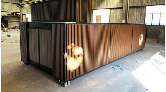 El precio de fábrica de Tesia prefabricó la piscina los 40ft de acero modificada para requisitos particulares del contenedor del color los 20ft