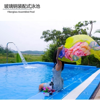 Piscina modificada para requisitos particulares prefabricada del contenedor de envío del color los 20FT los 40FT de la fibra de vidrio con la ventana de UPVC