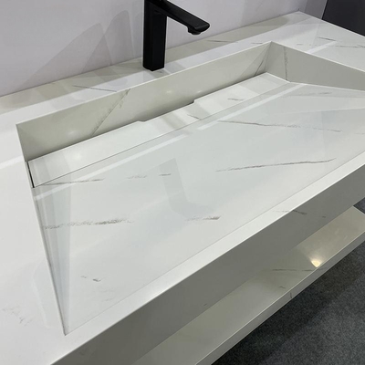 Fregadero doble del lavabo del nuevo del diseño del lavabo del color cuarto de baño sanitario blanco italiano de las mercancías