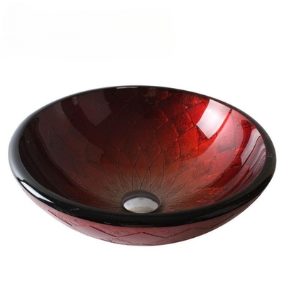 Fregadero de cristal de las mercancías del grifo decorativo sanitario de la cascada para el lavabo del cuarto de baño