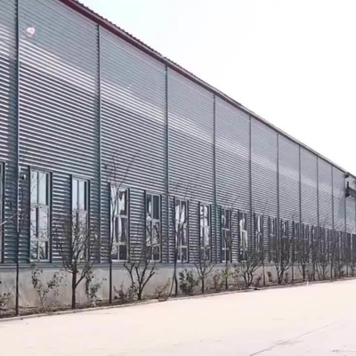 Edificio de estructura de acero prefabricado moderno Taller de almacenes Hangar de aviones y oficina