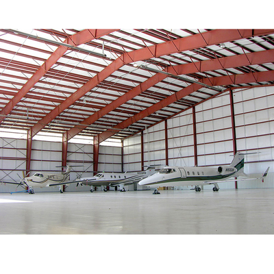 Edificio de estructura de acero prefabricado moderno Taller de almacenes Hangar de aviones y oficina