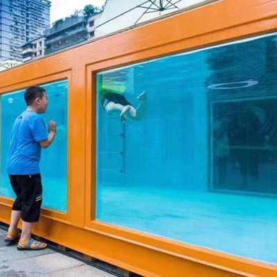 Cuadro de estructura de acero exterior 20FT 40FT Contenedor prefabricado Piscina