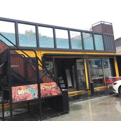 Cuadro de estructura de acero exterior 20FT 40FT Contenedor prefabricado Piscina
