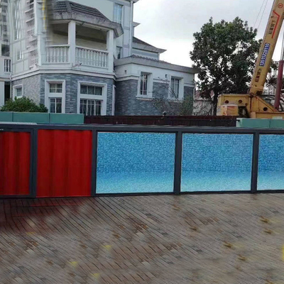 Cuadro de estructura de acero exterior 20FT 40FT Contenedor prefabricado Piscina