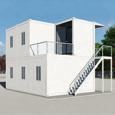 Casas de contenedores prefabricadas plegables extendidas_Cabina de contenedores plegables plegables de 40 pies